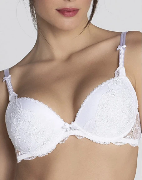 Soutien-gorge Coque Lise Charmel Féérie Couture (Blanc) 4 Soutien-gorge Coque Lise Charmel Féérie Couture (Blanc) – Image 2