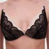 Soutien-gorge Coque Plongeant Chantelle Midnight Flowers (Noir) -Soutien Gorge Soldes soutien gorge coque plongeant chantelle midnight flowers noir