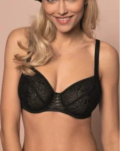 Soutien-gorge Corbeille Antigel Déco Folies (Noir)