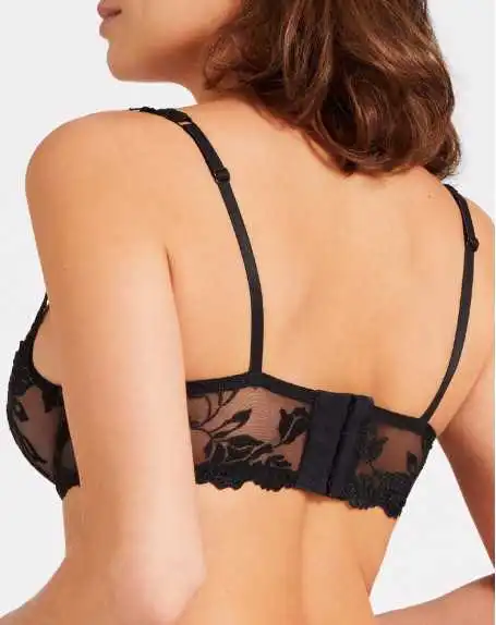 Soutien-gorge Corbeille Armatures Aubade Softessence (Noir) 5 Soutien-gorge Corbeille Armatures Aubade Softessence (Noir) – Image 3