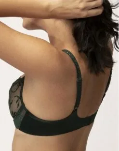 Soutien-gorge Corbeille Armatures Empreinte Ginger (Vert Profond) -Soutien Gorge Soldes soutien gorge corbeille armatures empreinte ginger vert profond 3