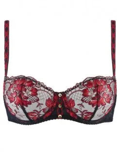 Soutien-gorge Corbeille Aubade Mélodie D'été (Black Cherry) -Soutien Gorge Soldes soutien gorge corbeille aubade melodie d ete black cherry 3