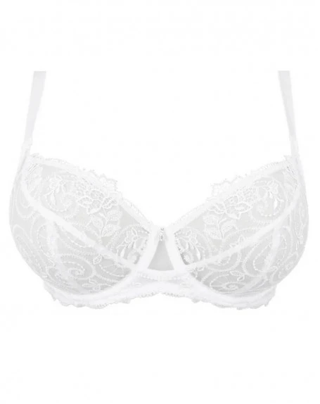Soutien-gorge Corbeille Confort Lise Charmel Crystal Poésie (Blanc) 4 Soutien-gorge Corbeille Confort Lise Charmel Crystal Poésie (Blanc) – Image 2
