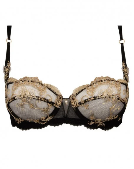 Soutien-gorge Corbeille Lise Charmel Déesse En Glam (Or Glamour) 9 Soutien-gorge Corbeille Lise Charmel Déesse En Glam (Or Glamour) – Image 7