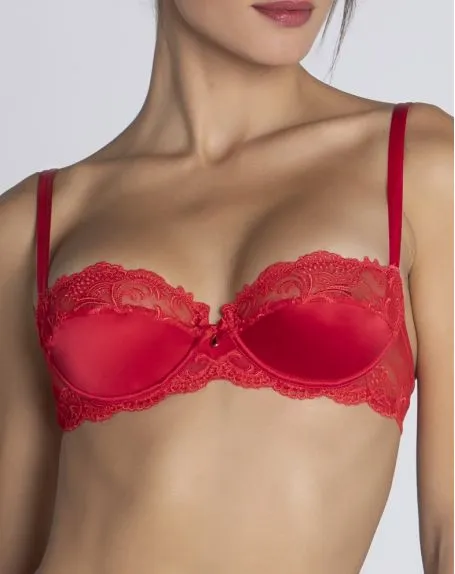 Soutien-gorge Corbeille Lise Charmel Splendeur Soie (Splendeur Rouge) 4 Soutien-gorge Corbeille Lise Charmel Splendeur Soie (Splendeur Rouge) – Image 2