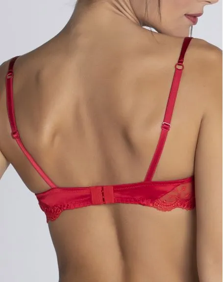 Soutien-gorge Corbeille Lise Charmel Splendeur Soie (Splendeur Rouge) 6 Soutien-gorge Corbeille Lise Charmel Splendeur Soie (Splendeur Rouge) – Image 4