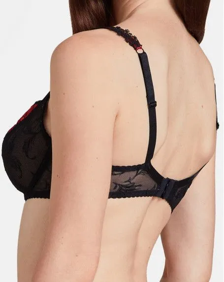 Soutien-gorge Emboîtant Aubade À Fleur De Toi (Rouge Prodigieux) 4 Soutien-gorge Emboîtant Aubade À Fleur De Toi (Rouge Prodigieux) – Image 2