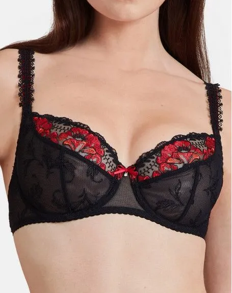 Soutien-gorge Emboîtant Aubade À Fleur De Toi (Rouge Prodigieux) 3 Soutien-gorge Emboîtant Aubade À Fleur De Toi (Rouge Prodigieux)