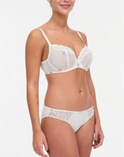 Soutien-gorge Emboîtant Chantelle Fleurs (Ivoire Doré) -Soutien Gorge Soldes soutien gorge emboitant chantelle fleurs ivoire dore 2
