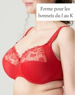 Soutien-gorge Emboîtant Prima Donna Deauville (Scarlet) -Soutien Gorge Soldes soutien gorge emboitant prima donna deauville scarlet 6