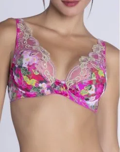 Soutien-gorge Glamour Lise Charmel Envolée De Fleurs (Envolée Fuschia) -Soutien Gorge Soldes soutien gorge glamour lise charmel envolee de fleurs envolee fuschia 1