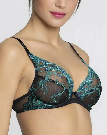 Soutien-gorge Glamour Lise Charmel Secrète Emeraude (Emeraude Intime) 5 Soutien-gorge Glamour Lise Charmel Secrète Emeraude (Emeraude Intime) – Image 3