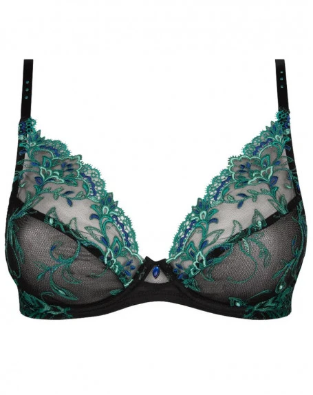 Soutien-gorge Glamour Lise Charmel Secrète Emeraude (Emeraude Intime) 6 Soutien-gorge Glamour Lise Charmel Secrète Emeraude (Emeraude Intime) – Image 4