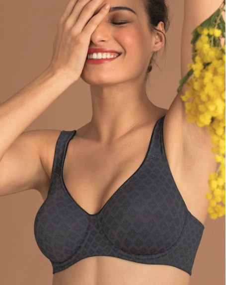 Soutien-gorge Moulé Rosa Faia Twin Art (Shadow Blue) 3 Soutien-gorge Moulé Rosa Faia Twin Art (Shadow Blue)