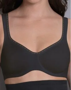 Soutien-gorge Moulé Rosa Faia Twin Firm (Noir)