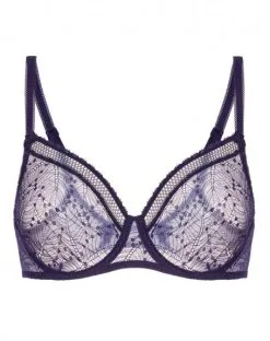 Simone Perele Soutien-gorge Moulé Simone Pérèle Comète (Minuit) -Soutien Gorge Soldes soutien gorge moule simone perele comete minuit 2