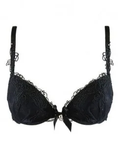 Soutien-gorge Plunge Coque Lise Charmel Soir De Venise (Noir) -Soutien Gorge Soldes soutien gorge plunge coque lise charmel soir de venise noir 1 3