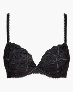 Soutien-gorge Plunge Coussinet Aubade Bahia & Moi (Noir) -Soutien Gorge Soldes soutien gorge plunge coussinet aubade bahia moi noir 3