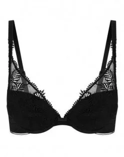 Simone Perele Soutien-gorge Push-up Plongeant Simone Pérèle Bloom (Noir) -Soutien Gorge Soldes soutien gorge push up plongeant simone perele bloom noir 3