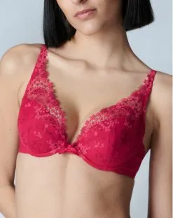 Simone Perele Soutien-gorge Push-up Simone Pérèle Wish (Rubis Rose)