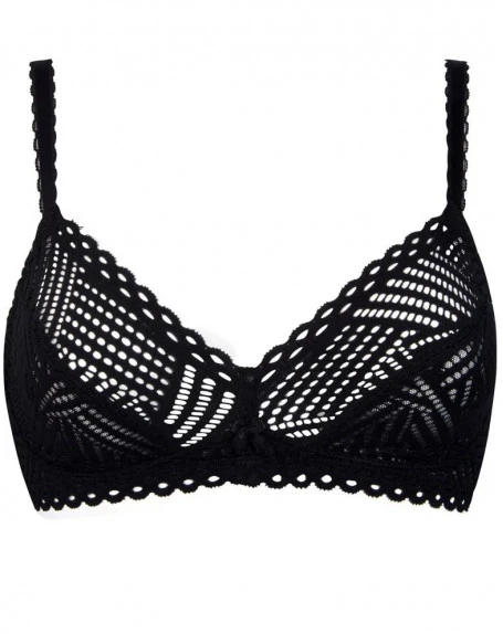 Soutien-gorge Sans Armature Antigel Tressage Graphic (Tressage Noir) 3 Soutien-gorge Sans Armature Antigel Tressage Graphic (Tressage Noir)