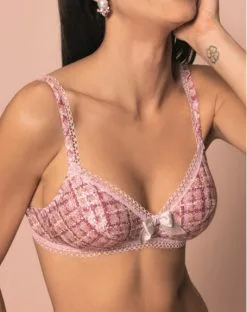 Soutien-gorge Sans Armature Antigel Un Amour De Tweed (Rose Amour)