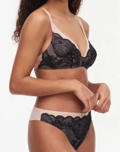 Soutien-gorge Sans Armature Chantelle Midnight Flowers (Noir) -Soutien Gorge Soldes soutien gorge sans armature chantelle midnight flowers noir 2