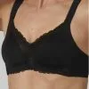 Soutien-gorge Sans Armature Triumph Modern Lace+Cotton (Noir)