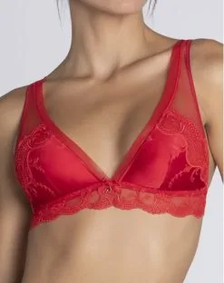 Soutien-gorge Triangle Lise Charmel Splendeur Soie (Splendeur Rouge) -Soutien Gorge Soldes soutien gorge triangle lise charmel splendeur soie splendeur rouge 1