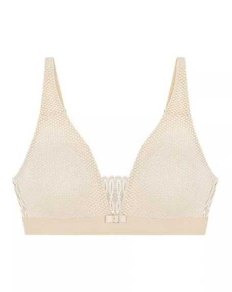 Soutien-gorge Triangle Sans Armature Triumph Aura Spotlight (Creamy Dream) 5 Soutien-gorge Triangle Sans Armature Triumph Aura Spotlight (Creamy Dream) – Image 3