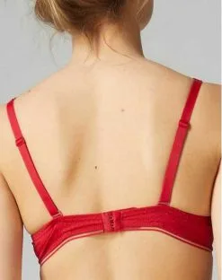 Simone Perele Soutien-gorge Triangle Simone Pérèle Bloom (Rouge Opéra) -Soutien Gorge Soldes soutien gorge triangle simone perele bloom rouge opera 2