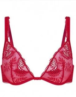 Simone Perele Soutien-gorge Triangle Simone Pérèle Bloom (Rouge Opéra) -Soutien Gorge Soldes soutien gorge triangle simone perele bloom rouge opera 3
