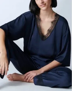 Simone Perele Top Manches 3/4 Simone Pérèle Satin Secrets (Pleine Lune)