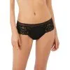WACOAL Raffine Noir String Tanga En Dentelle WE148007